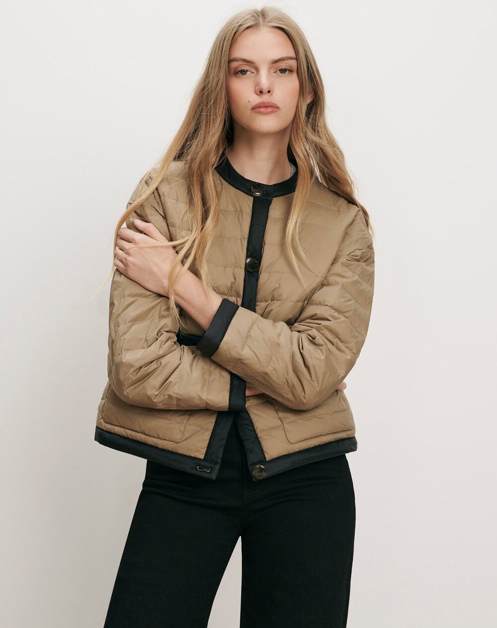 Veronica Beard Pearson Puffer Dickey Jacket
